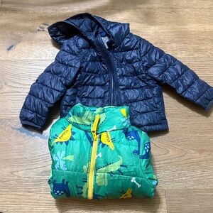 Primary Blue Kids Puffer Jacket